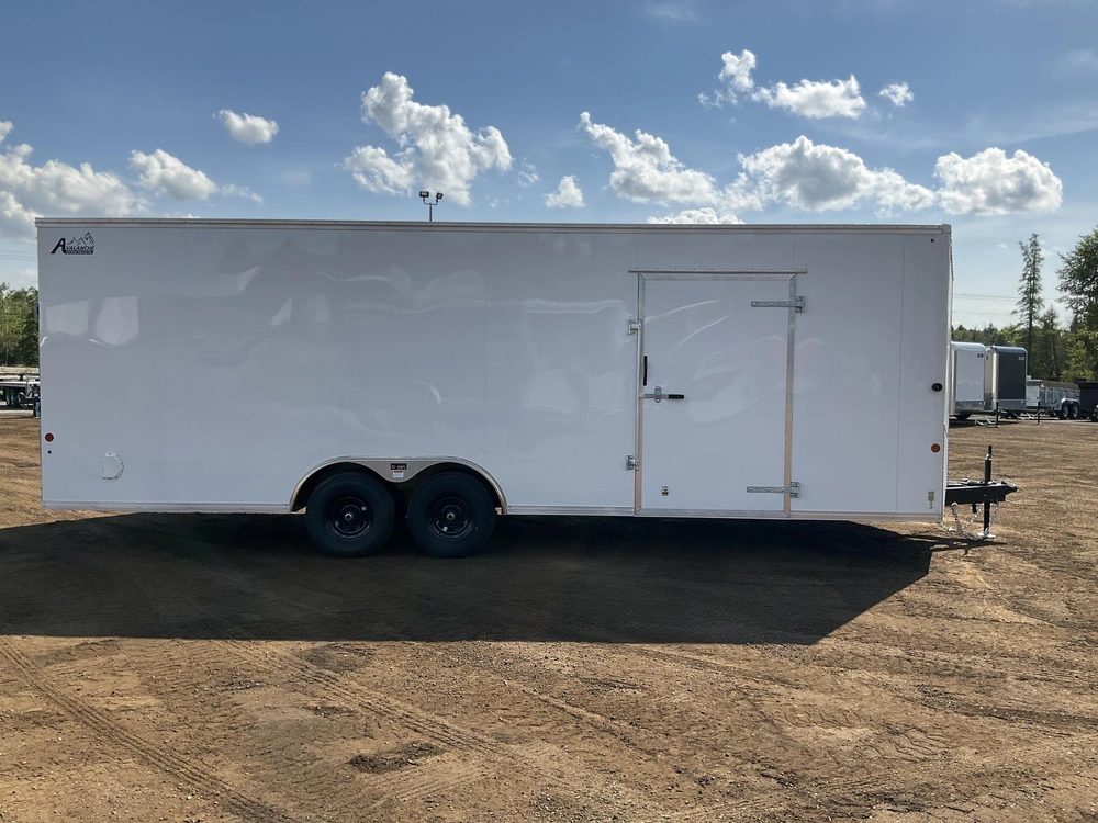 2026 Car Mate Trailers 8.5x24 Plus V-nose Avalanche Enclosed Car Hauler alt