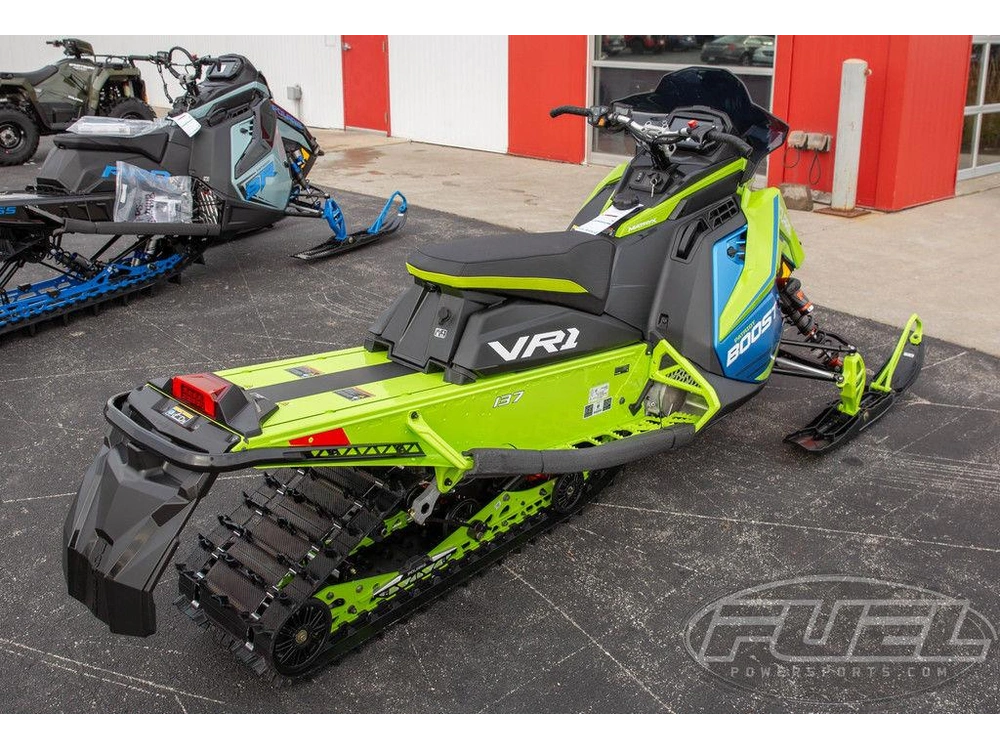 2026 Polaris Patriot Boost Indy Vr1 137 Dynamix Premium Matte Light Blue Metallic / Neon alt