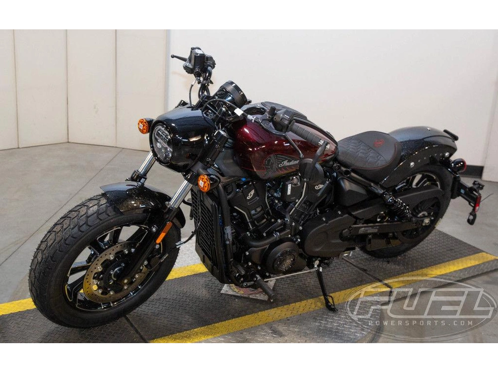 2026 Indian Motorcycle Scout Bobber 125th Anniversary Edition 125th Anniversary Red With Black Cry alt