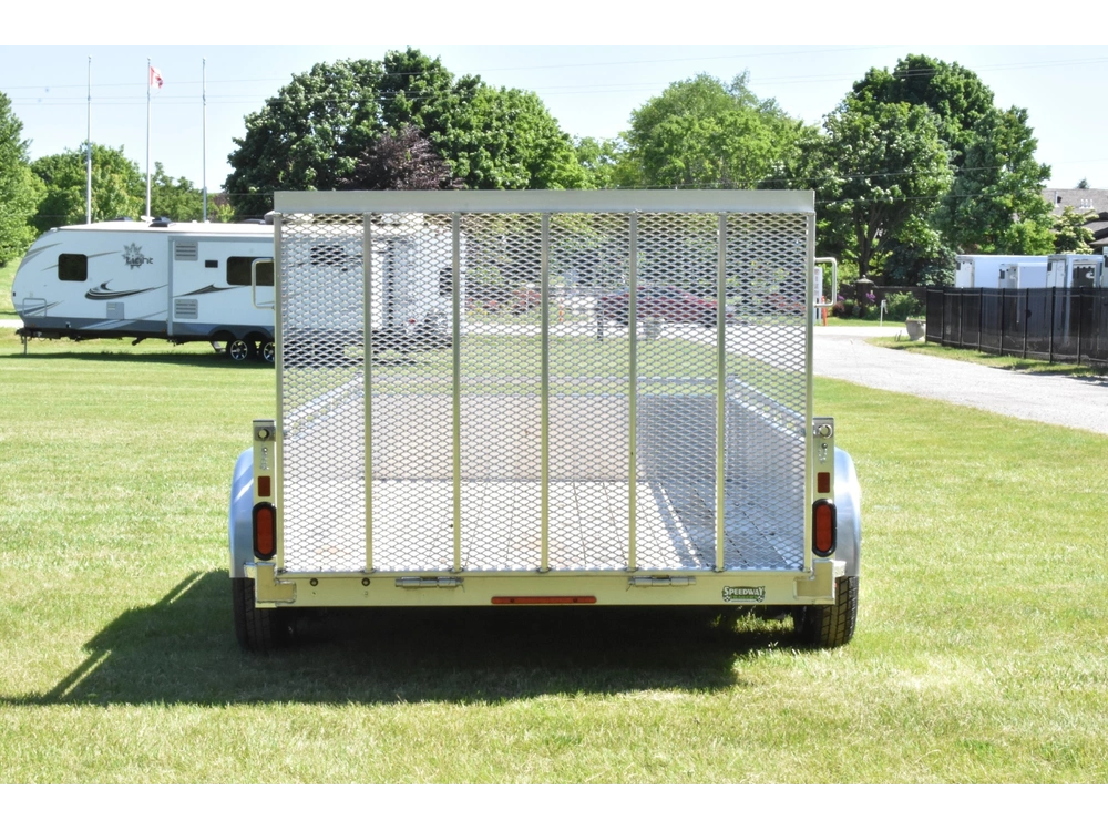 2027 Enbeck Aluminum Utility 6' X 12' Ta Straight Gate alt