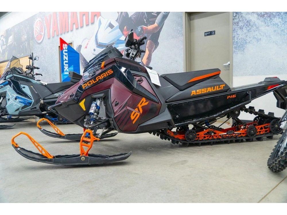 2025 Polaris 9r Switchback Assault 146 Matte Dark Cherry / Gloss Black alt