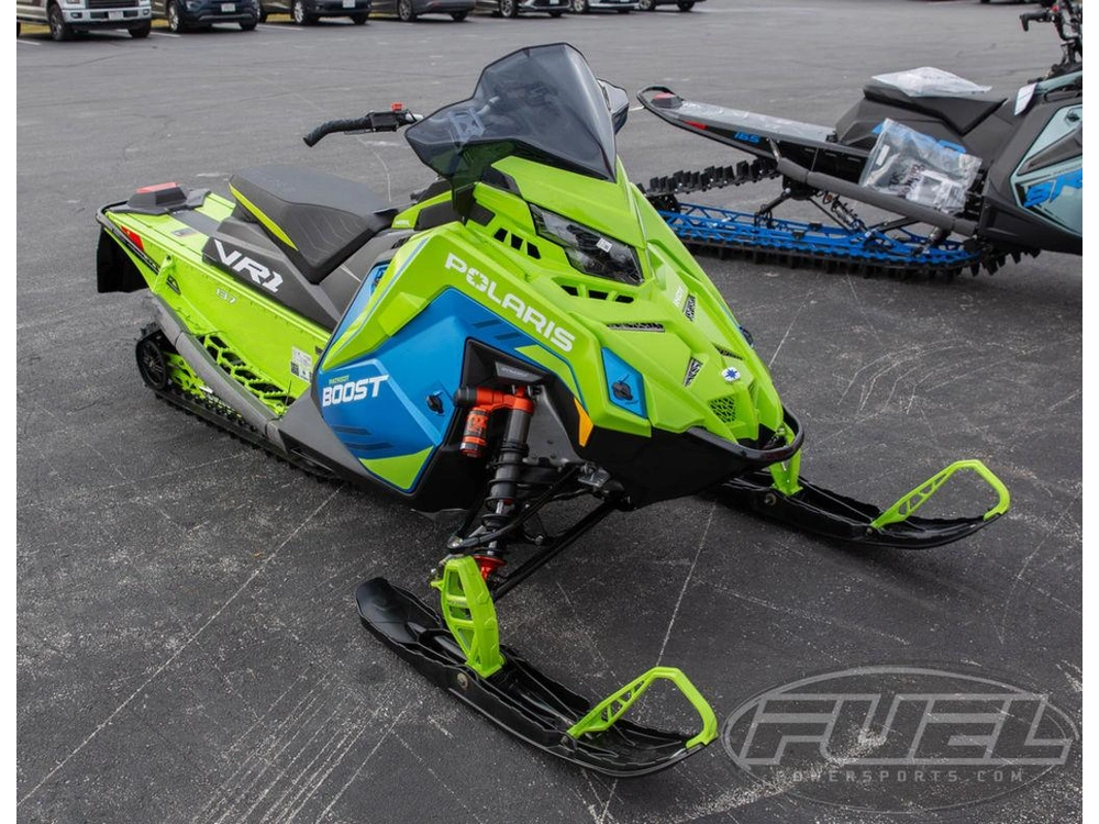 2026 Polaris Patriot Boost Indy Vr1 137 Dynamix Premium Matte Light Blue Metallic / Neon alt
