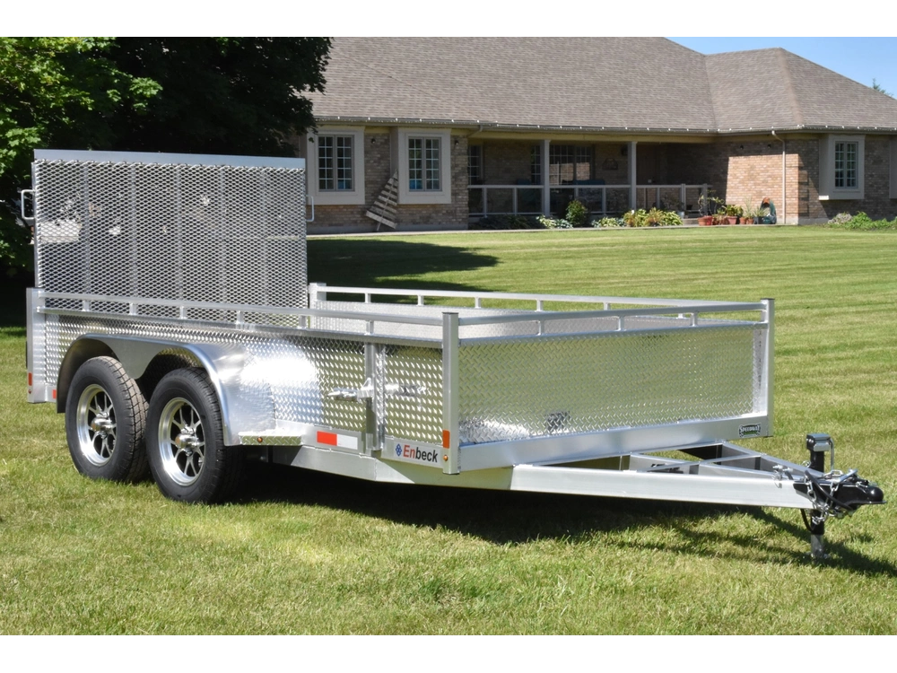 2027 Enbeck Aluminum Utility 6' X 12' Ta Straight Gate alt