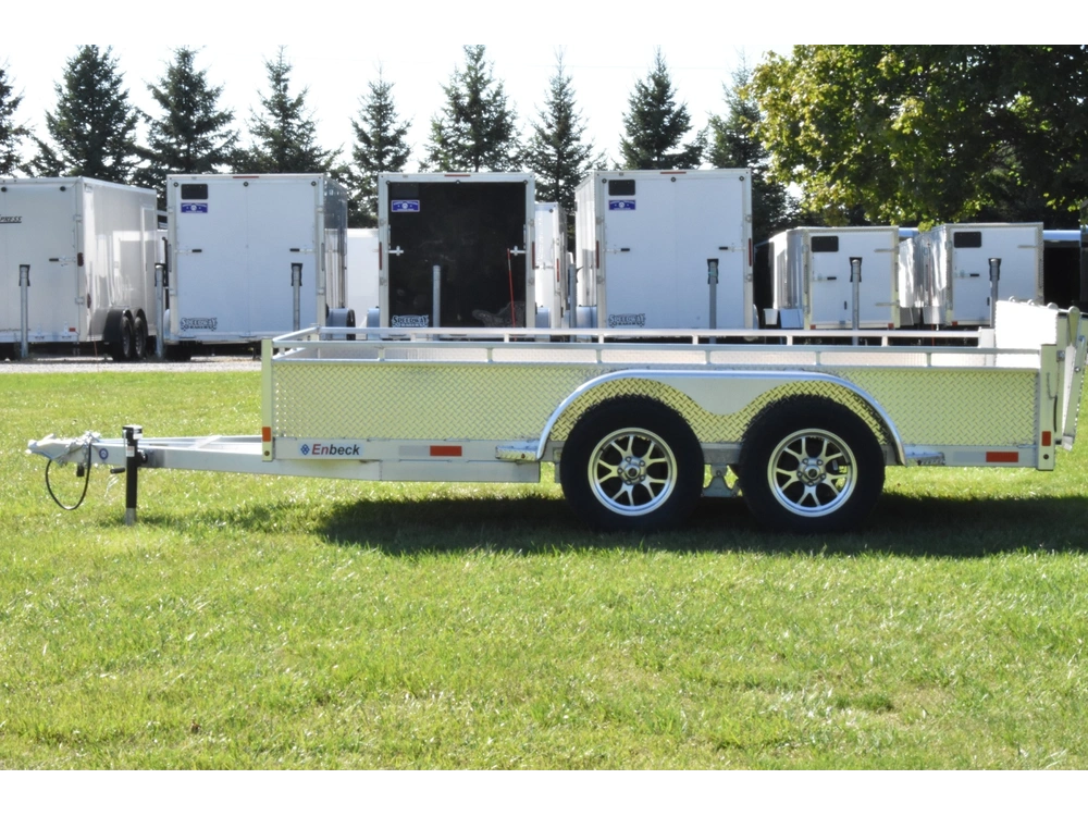 2027 Enbeck Aluminum Utility 6' X 12' Ta Bifold Gate alt