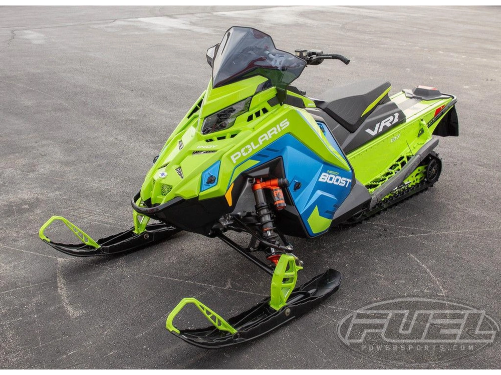 2026 Polaris Patriot Boost Indy Vr1 137 Dynamix Premium Matte Light Blue Metallic / Neon alt