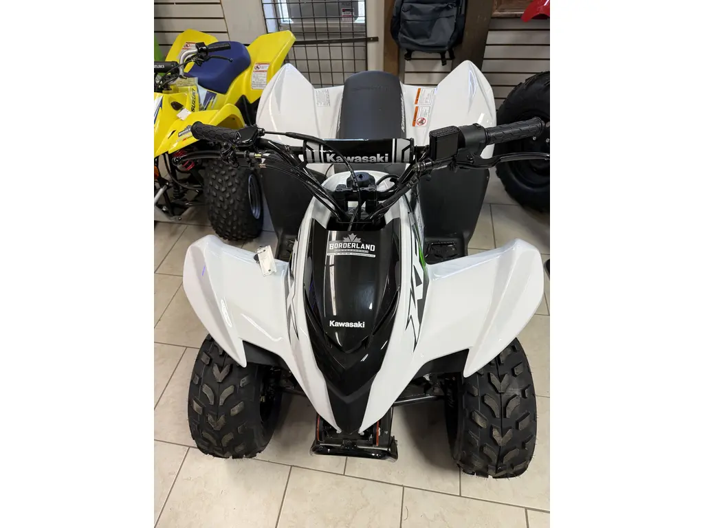 2026 Kawasaki KFX 50 - Bright White 