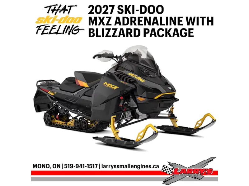 2027 Ski-doo Mxz Adrenaline With Blizzard Package 850 E-tec Silent Ice Ripper 137x15x1.25 | Udva alt