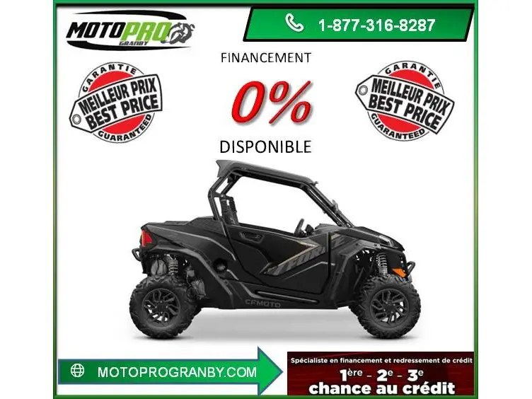 2027 CFMOTO ZFORCE 800 Trail zforce800 trail 50po zforce 800 financement 0%