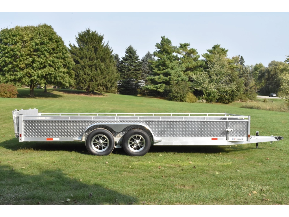 2026 Enbeck Aluminum Utility 7' X 18' Ta Bifold Gate alt