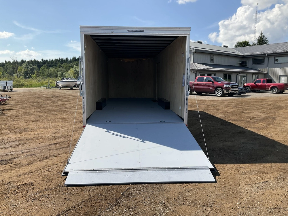 2026 Car Mate Trailers 8.5x24 Plus V-nose Avalanche Enclosed Car Hauler alt