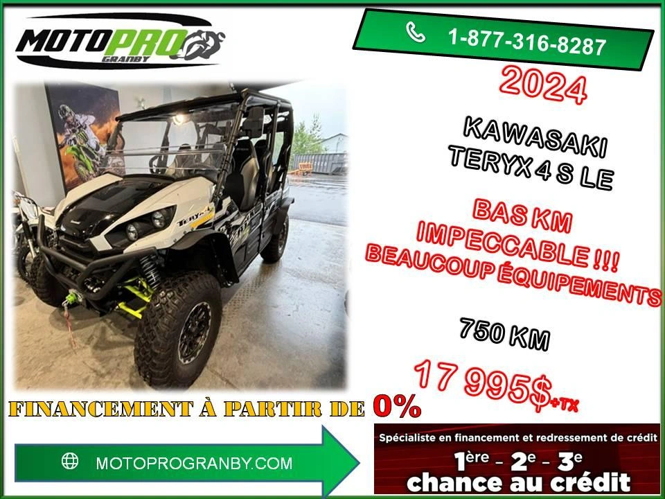 Kawasaki Teryx 4 S Le Teryx4 S Le Teryx Krt800 Krt 4 Passagers 2024 alt