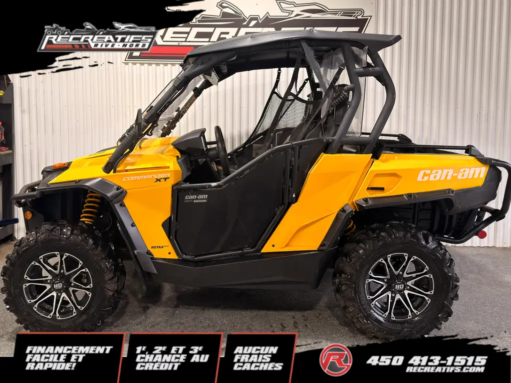 2015 Can-Am COMMANDER 1000 XT **MINUTIEUSEMENT ENTRETENU !!**