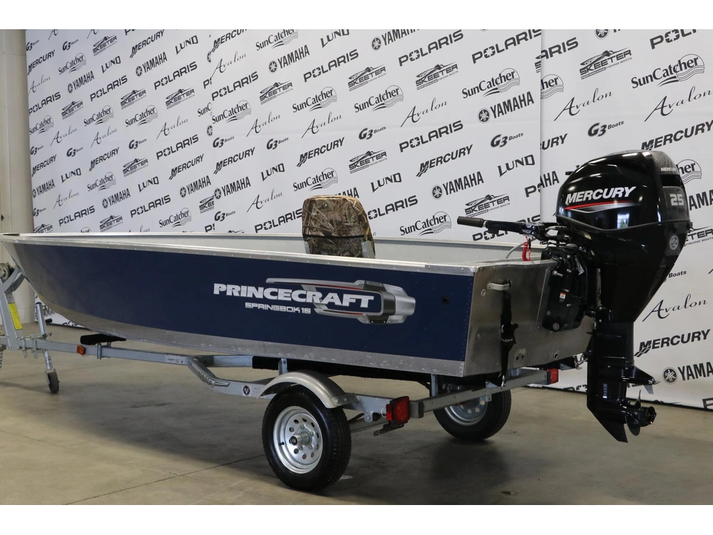 2022 Princecraft Springbok 16 + Mercury 25hp & Remorque alt