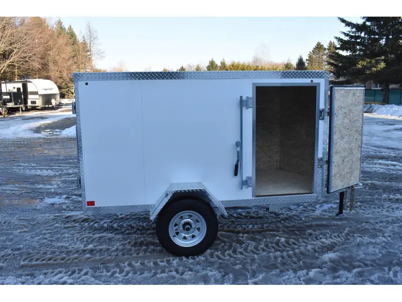Rhino Galvanized Enclosed 4' x 8' SA Side-Door 2026
