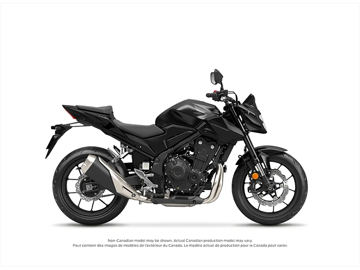 2025 Honda Cb500f Abs - Matte Black Metallic alt