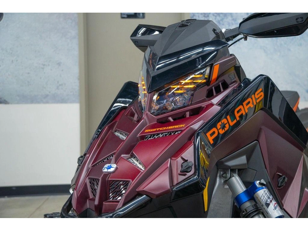 2025 Polaris 9r Switchback Assault 146 Matte Dark Cherry / Gloss Black alt