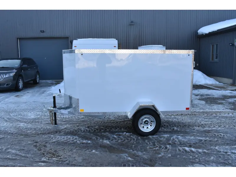 Rhino Galvanized Enclosed 4' x 8' SA Side-Door 2026