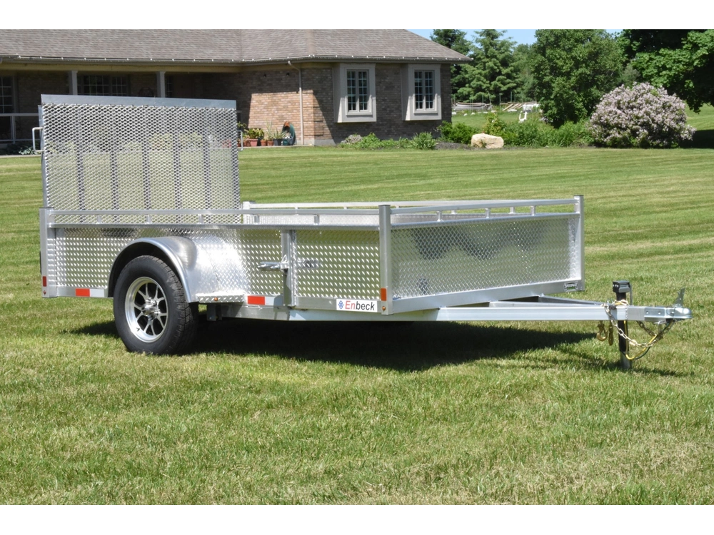2027 Enbeck Aluminum Utility 6' X 10' Sa Straight Gate alt