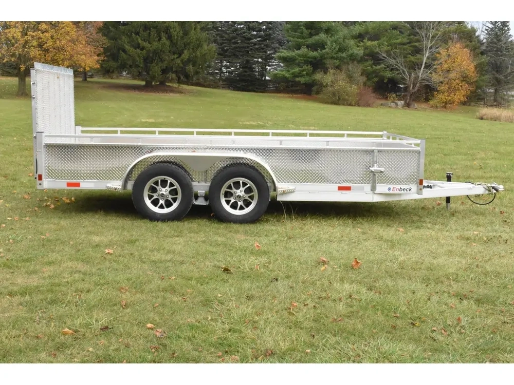 2027 Enbeck Aluminum Utility 7' X 14' Ta Straight Gate alt