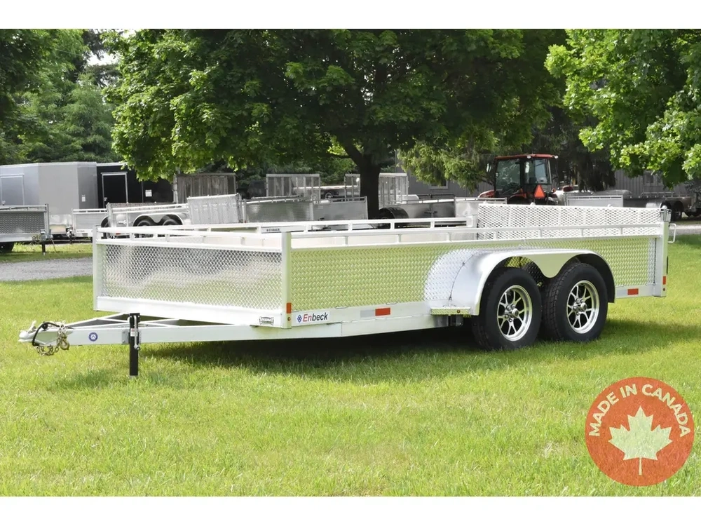 2027 Enbeck Aluminum Utility 7' X 14' Ta Bifold Gate alt