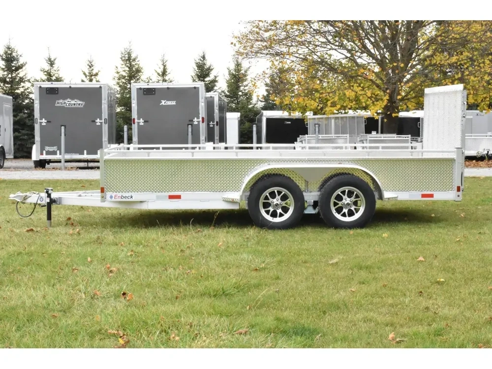 2027 Enbeck Aluminum Utility 7' X 14' Ta Straight Gate alt
