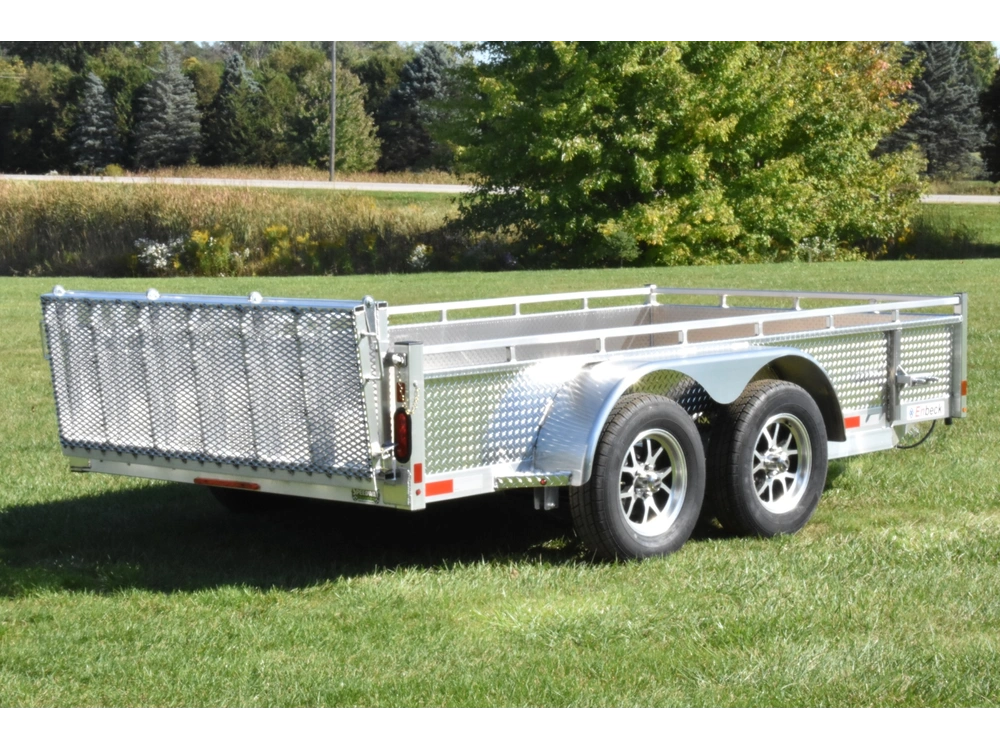 2027 Enbeck Aluminum Utility 6' X 12' Ta Bifold Gate alt