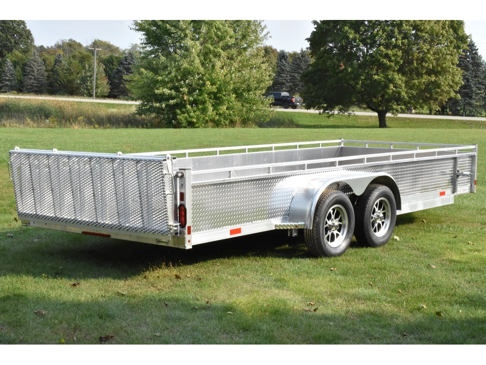 2026 Enbeck Aluminum Utility 7' X 18' Ta Bifold Gate alt