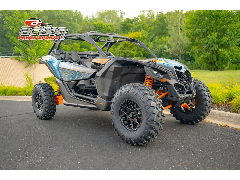 2026 Can-am Maverick X3 Ds Turbo Scandi Blue & Orange Crush alt