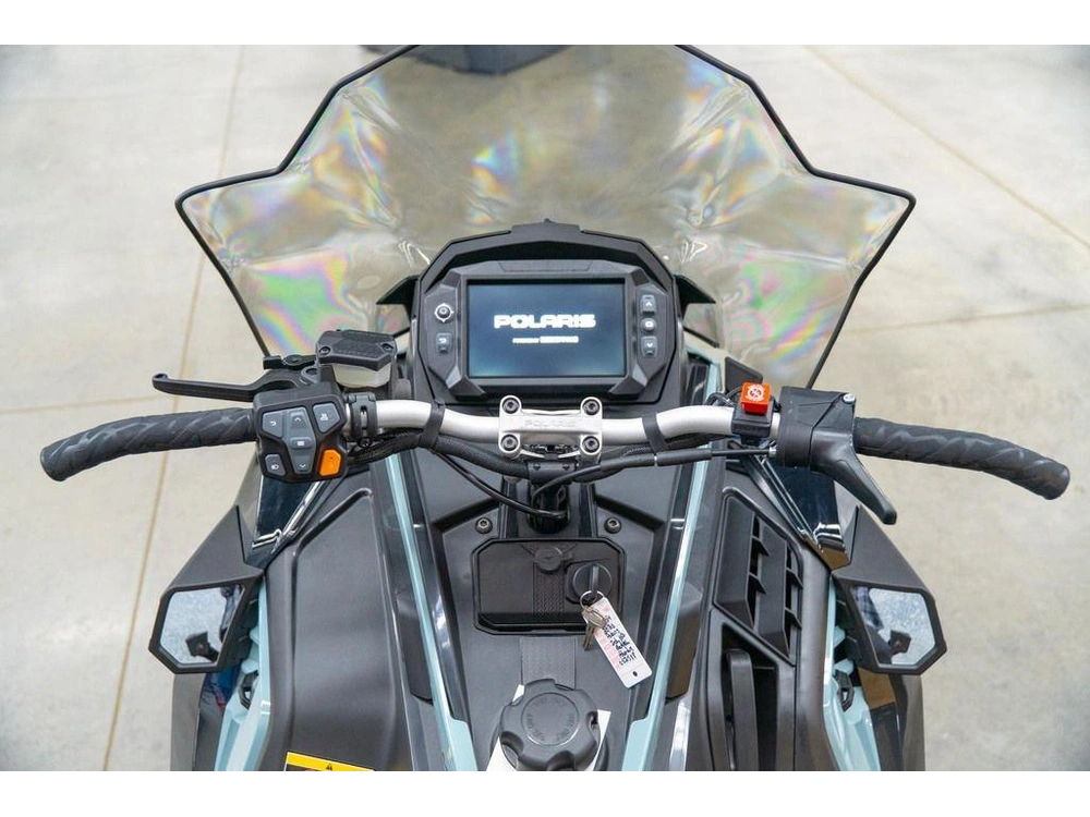 2026 Polaris 650 Indy Adventure 137 Gloss Black / Blue Dusk alt