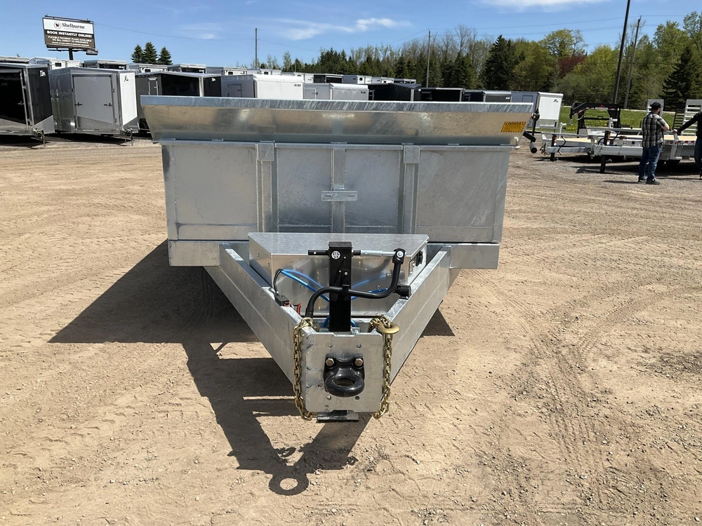 2027 Canada Trailers 83x16 10.5 Galvanized Dump Trailer alt