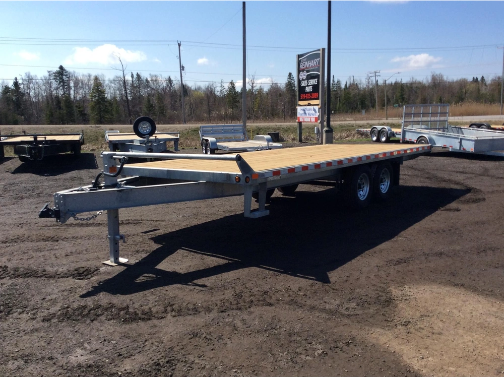 2027 Canada Trailers 8.5x20 7 Ton Galvanized Deckover Equipment Trailer alt