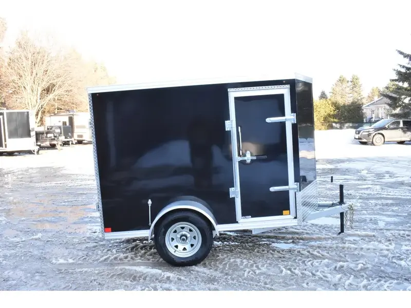 Rhino Galvanized Enclosed 5' x 8' SA Double-Door Side-Door 2026
