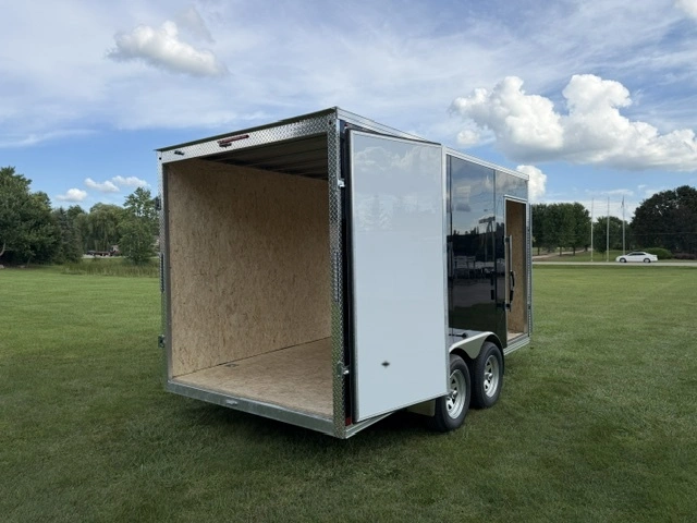 2026 Rhino Galvanized Enclosed 7' X 14' Ta Double-door