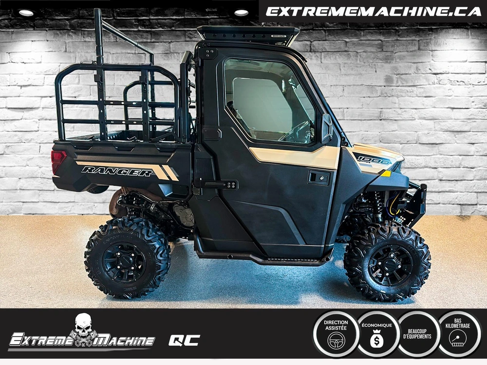 Polaris Polaris Ranger 1000 Premium Avec Chenille Beaucoup D'équipement!!! 2020 alt