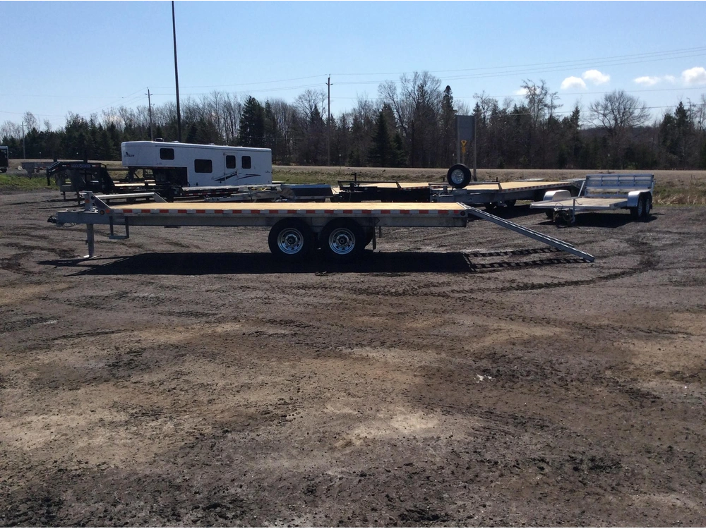 2027 Canada Trailers 8.5x20 7 Ton Galvanized Deckover Equipment Trailer alt