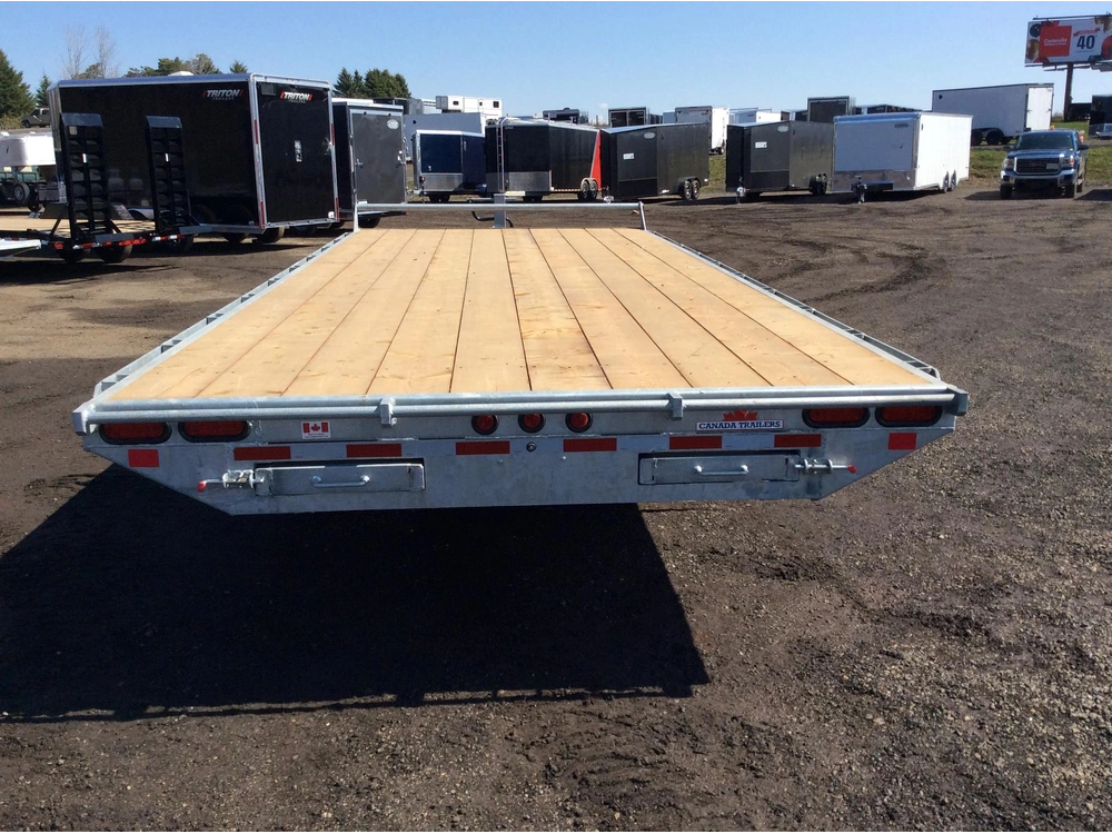 2027 Canada Trailers 8.5x20 7 Ton Galvanized Deckover Equipment Trailer alt