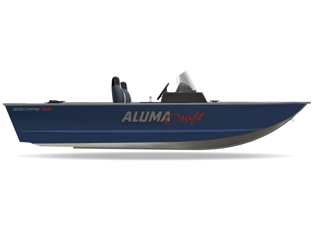 2026 Alumacraft Alumacraft Escape 165 Grey / No Motor / Galv Trailer alt