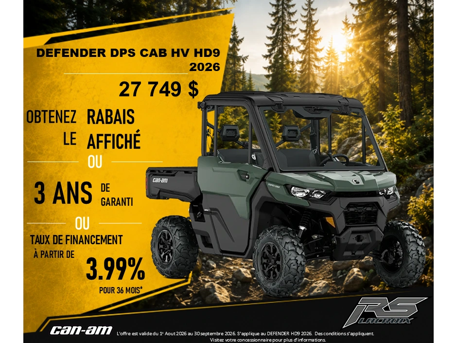 Can-am Defender Dps Cab Hv Hd9 2026 alt