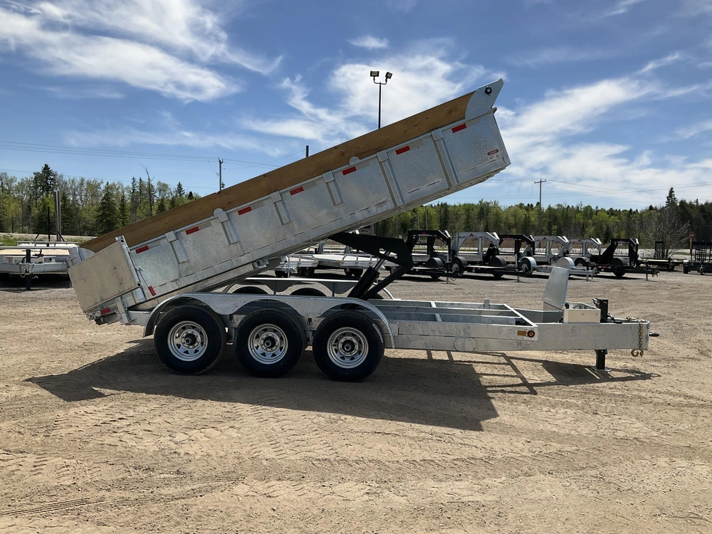 2027 Canada Trailers 83x16 10.5 Galvanized Dump Trailer alt