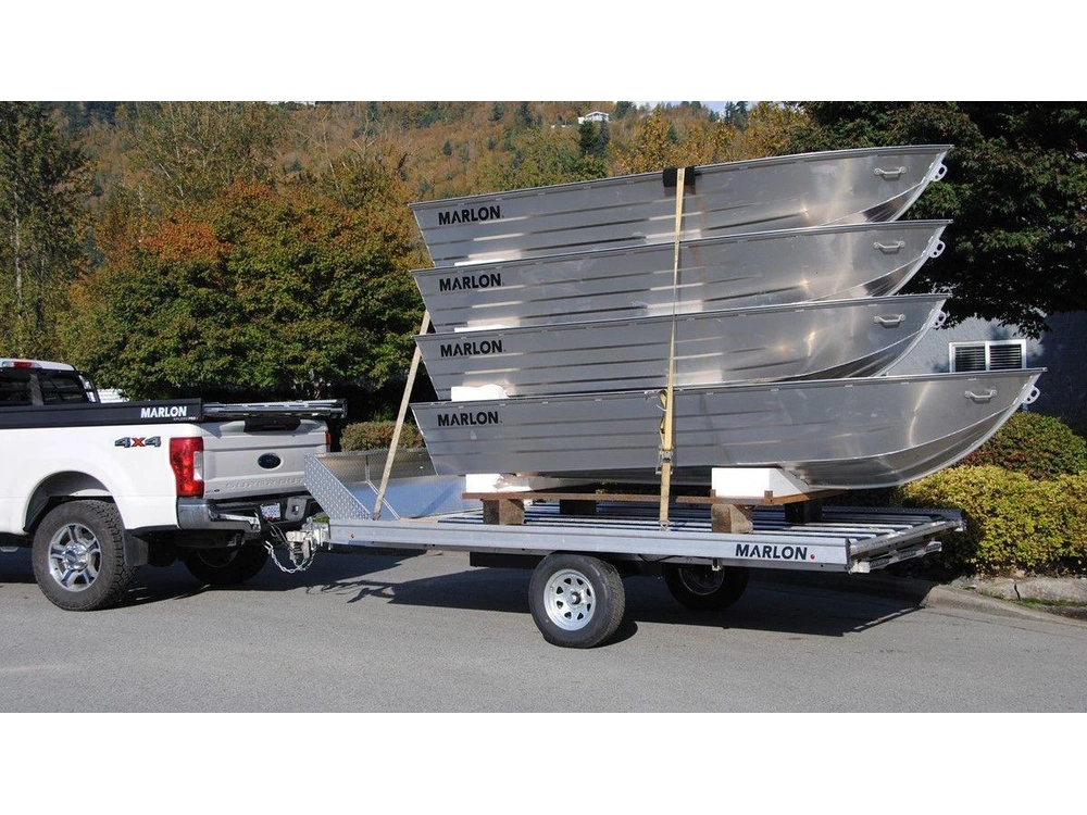 2026 Marlon 12' Double Tilt Trailer Galvanized With Salt Sheild alt