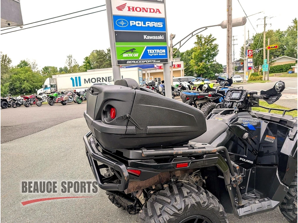 2022 Polaris Sportsman 570 Trail - Onyx Black Vtt Sentier Chasse Bois Polyvalent Fiable Faible Km Équipé Coffre Poignées Chauffantes Prêt À Partir Duo Outlander Kodiak Rancher Kingquad alt