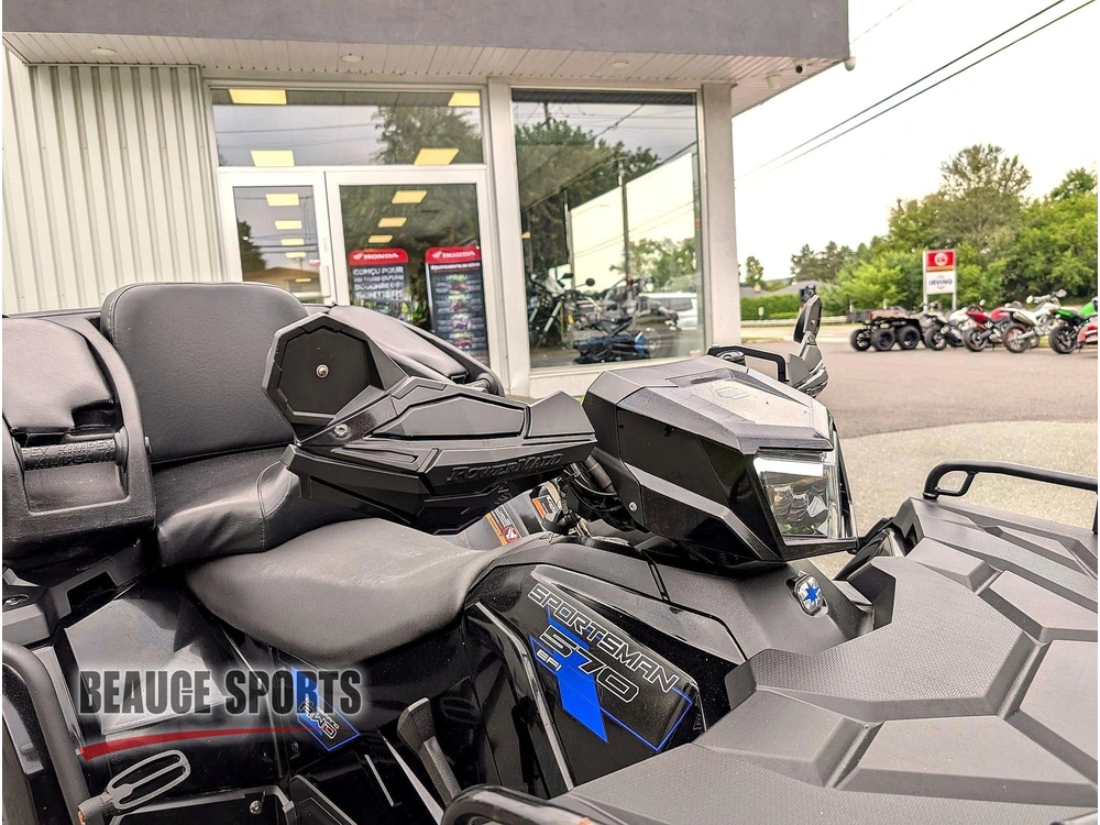 2022 Polaris Sportsman 570 Trail - Onyx Black Vtt Sentier Chasse Bois Polyvalent Fiable Faible Km Équipé Coffre Poignées Chauffantes Prêt À Partir Duo Outlander Kodiak Rancher Kingquad alt