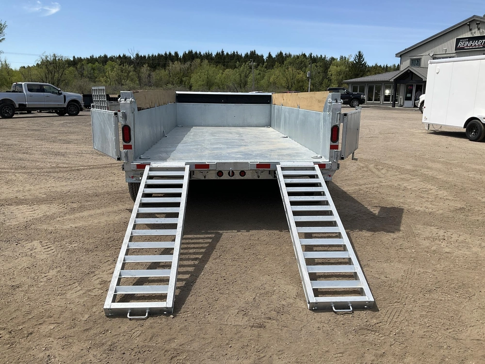 2027 Canada Trailers 83x16 10.5 Galvanized Dump Trailer alt