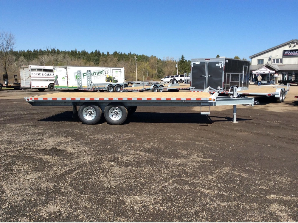 2027 Canada Trailers 8.5x20 7 Ton Galvanized Deckover Equipment Trailer alt
