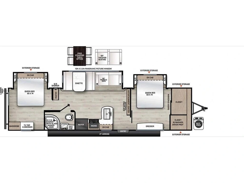 2026 Forest River Aurora 34bhts alt