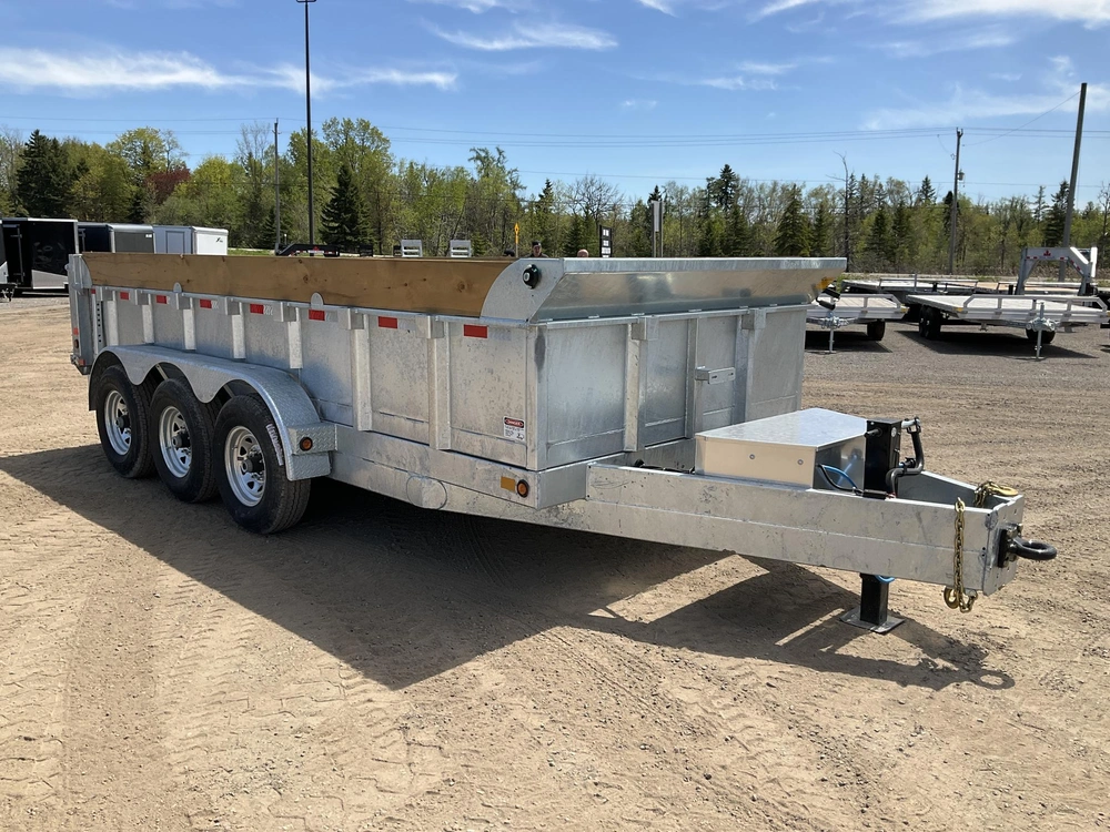 2027 Canada Trailers 83x16 10.5 Galvanized Dump Trailer alt
