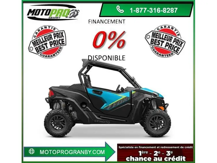 2027 CFMOTO ZFORCE 800 Trail zforce800 trail 50po zforce 800 financement 0%