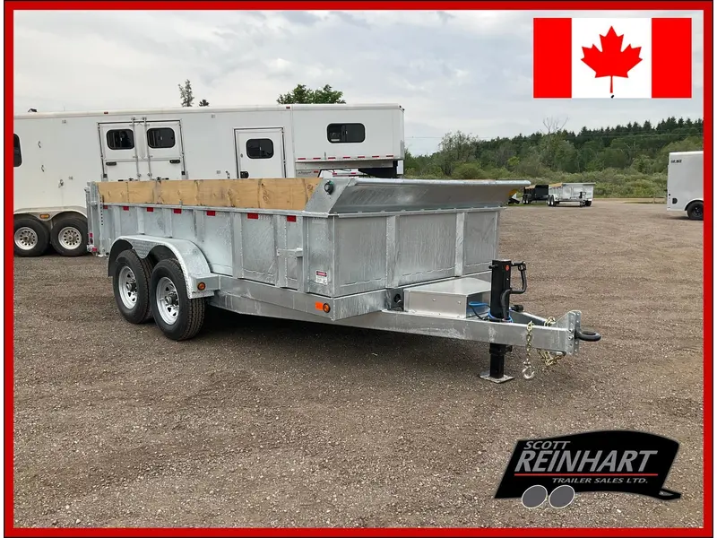 Canada Trailers 83x14 7 Ton Galvanized Dump Trailer 2027