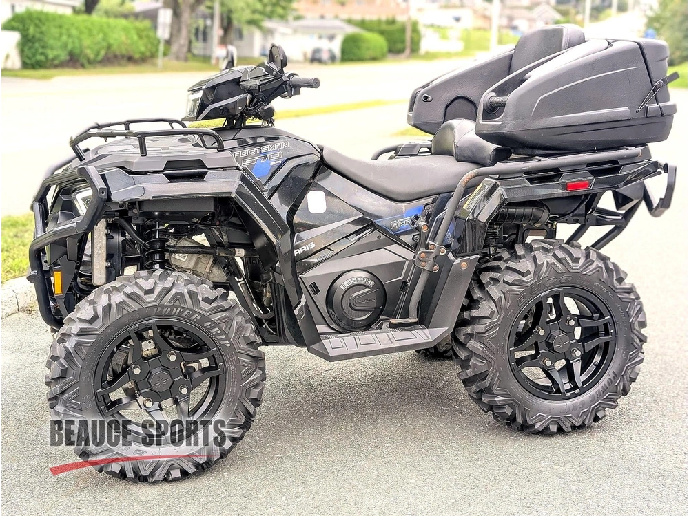 2022 Polaris Sportsman 570 Trail - Onyx Black Vtt Sentier Chasse Bois Polyvalent Fiable Faible Km Équipé Coffre Poignées Chauffantes Prêt À Partir Duo Outlander Kodiak Rancher Kingquad alt