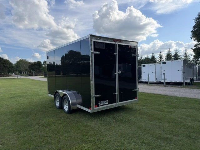 2026 Rhino Galvanized Enclosed 7' X 14' Ta Double-door